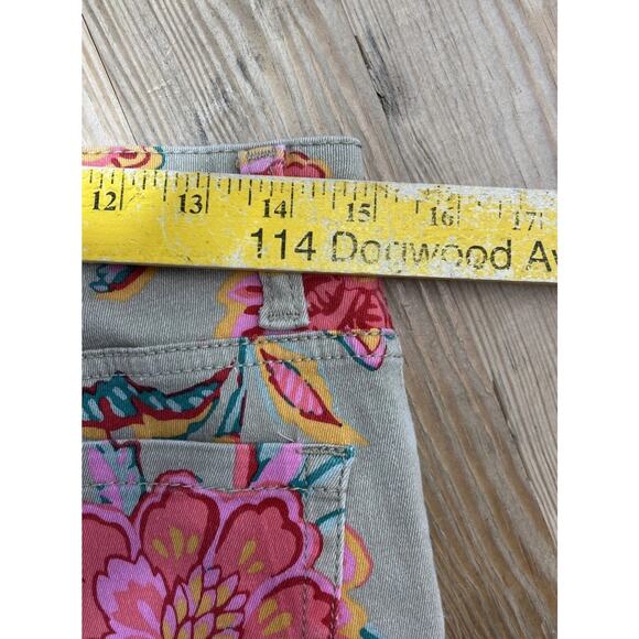Jones New York Soho Ankle Jeans Size 6 Floral Secret Slimming Features Slim Leg - Picture 6 of 7